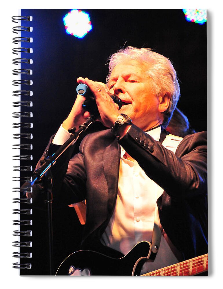 Music Spiral Notebook featuring the photograph The Searcher's Sensational Singer by Mike Martin