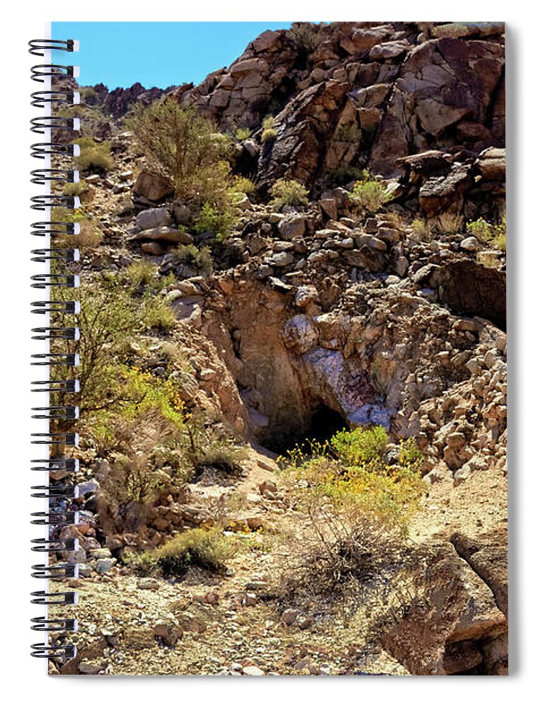 Shafted Mine Spiral Notebook featuring the photograph The Shafted Mine by Robert Bales