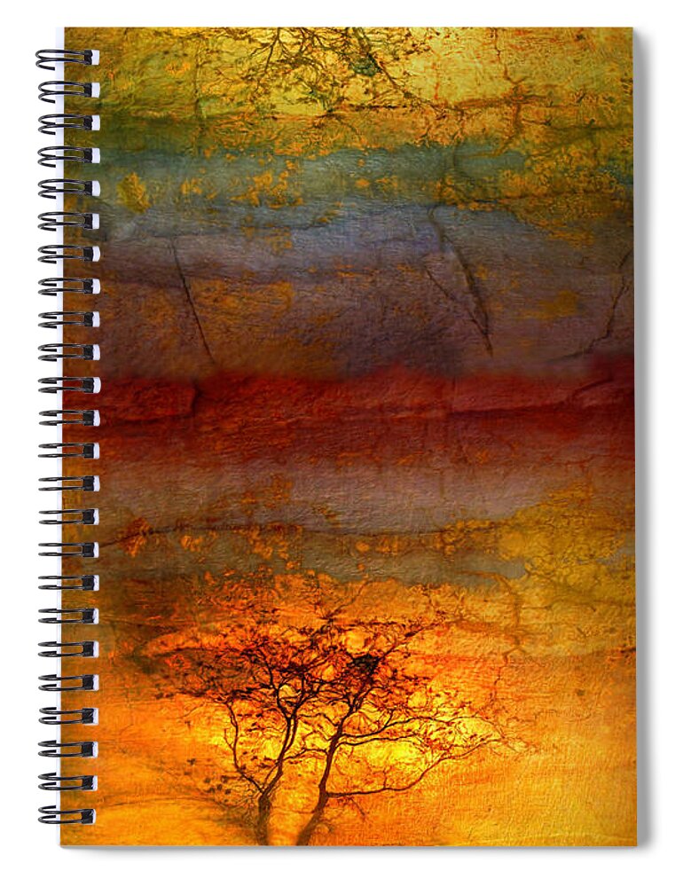 Trees Spiral Notebook featuring the photograph The Soul Dances Like a Tree in the Wind by Tara Turner
