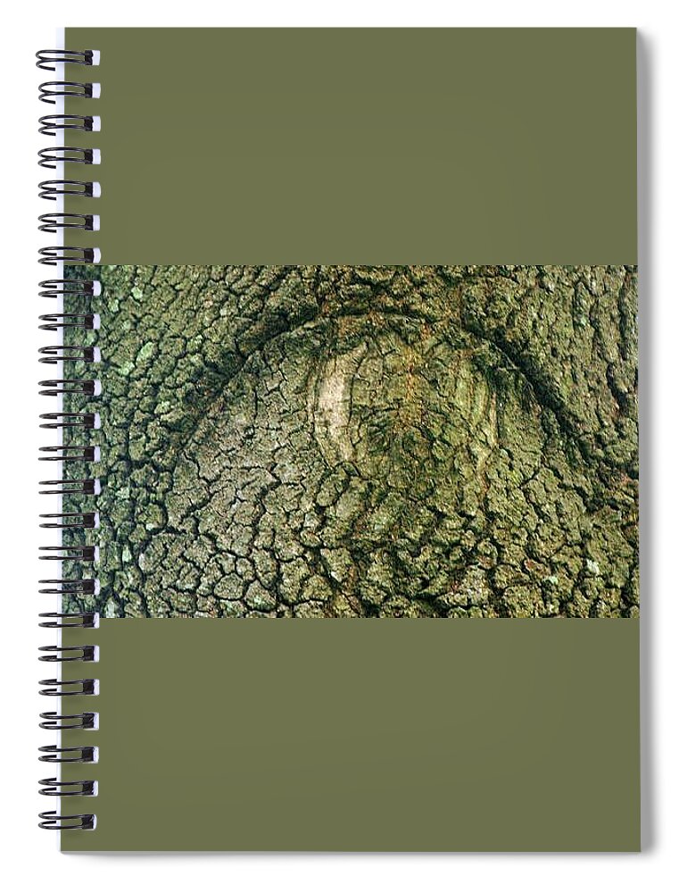 Oddity Spiral Notebook featuring the photograph The Soul of the Tree by John Glass