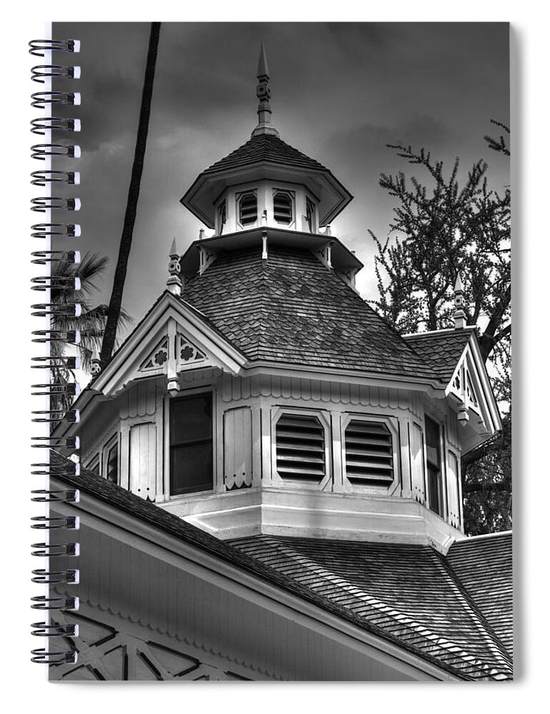 Steeple Spiral Notebook featuring the photograph The Steeple by Richard J Cassato