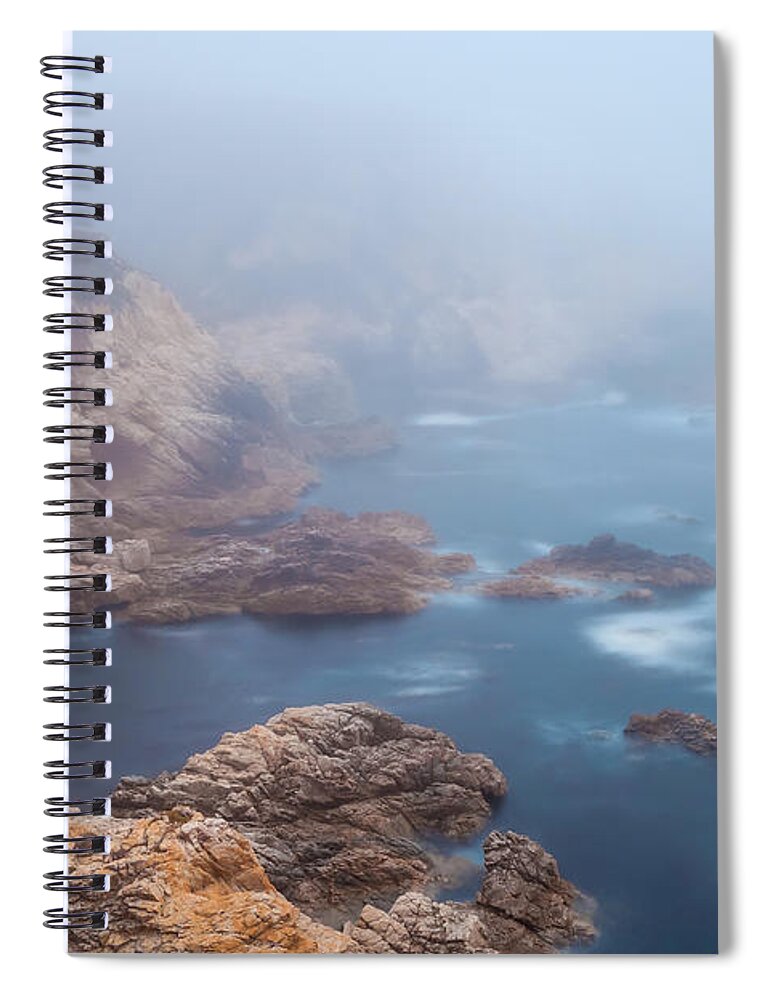 American Landscapes Spiral Notebook featuring the photograph The Summer Fog by Jonathan Nguyen