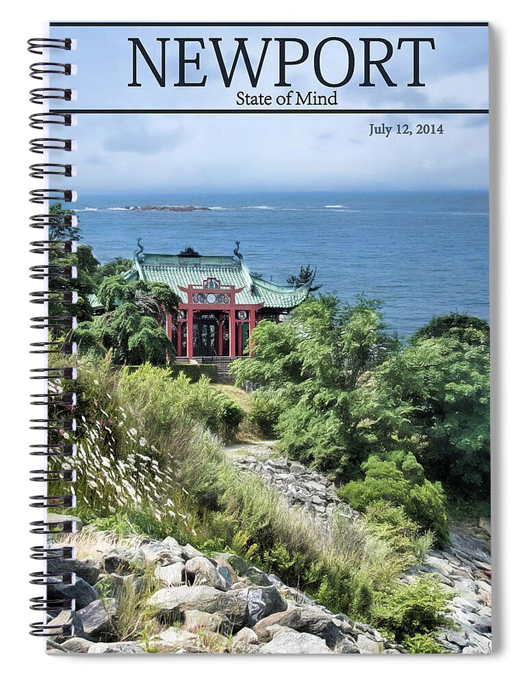 Tea Spiral Notebook featuring the photograph The Tea House by Robin-Lee Vieira