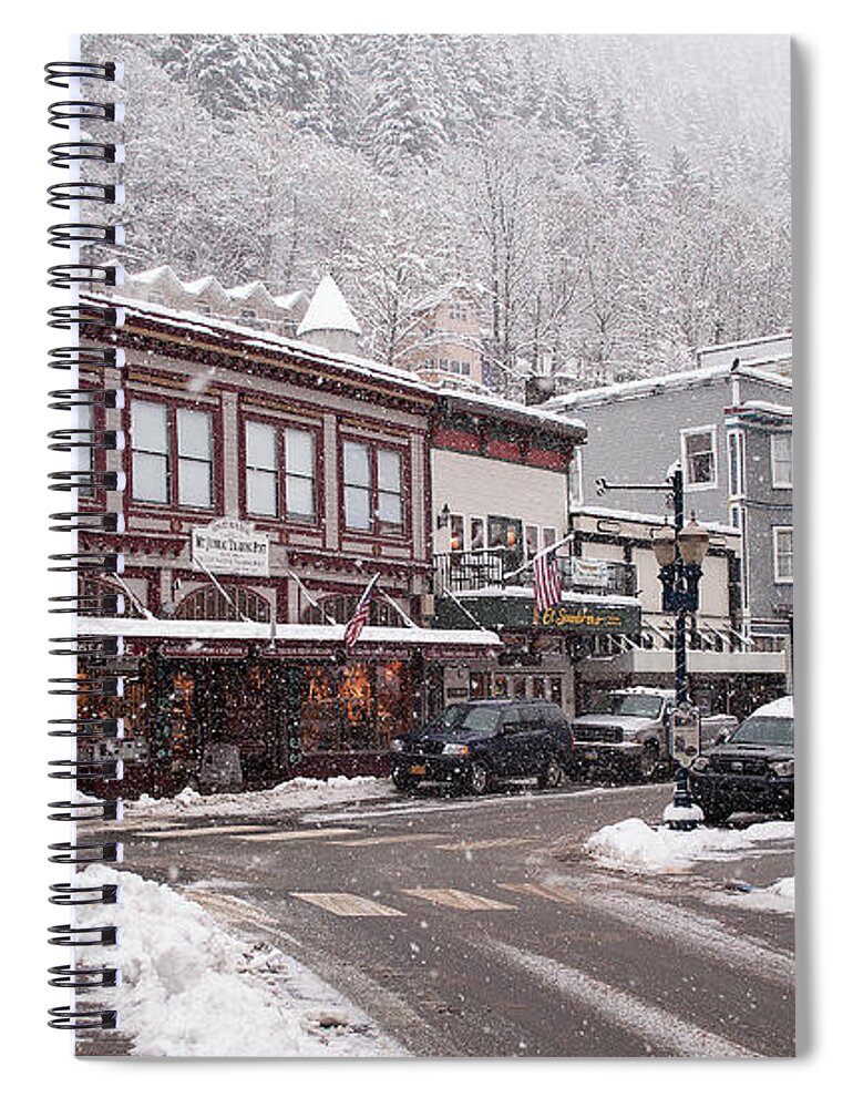 Triangle Spiral Notebook featuring the photograph The Triangle by Cathy Mahnke