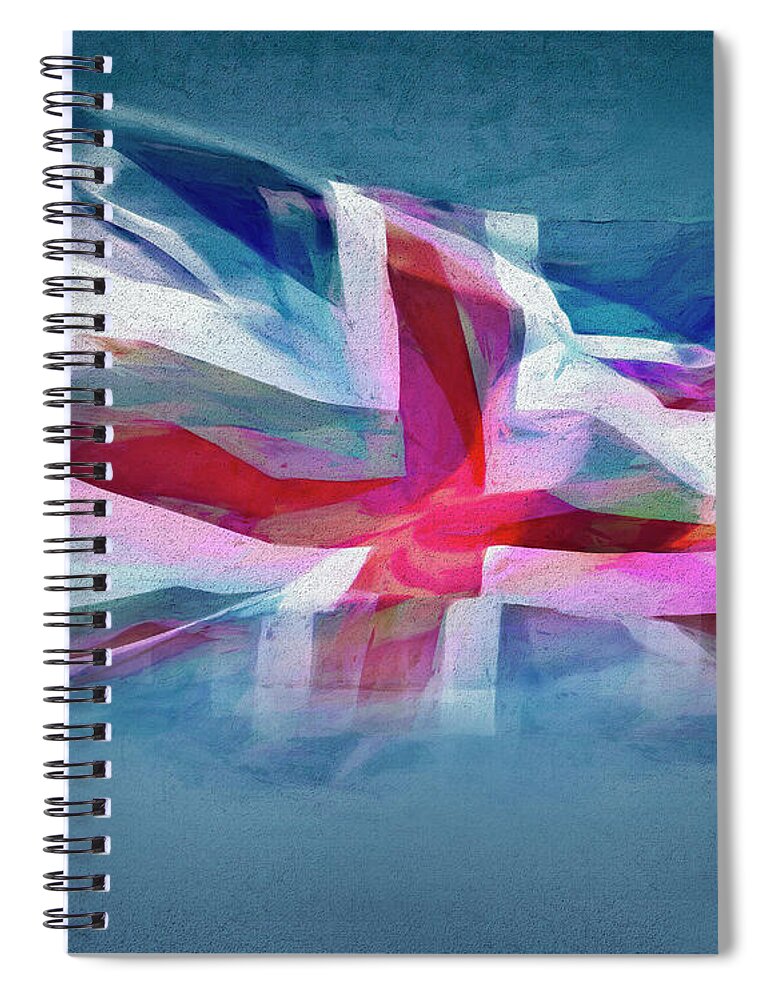Nag005033 Spiral Notebook featuring the digital art The Union by Edmund Nagele FRPS