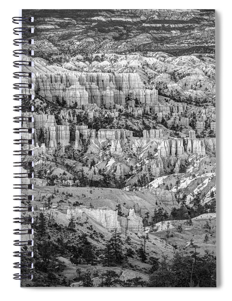 Bryce Spiral Notebook featuring the photograph The Vastitude Of Bryce by Jennifer Magallon