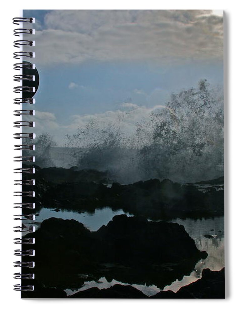 Nikon Spiral Notebook featuring the photograph The Viewing Devil's Churn by Laddie Halupa