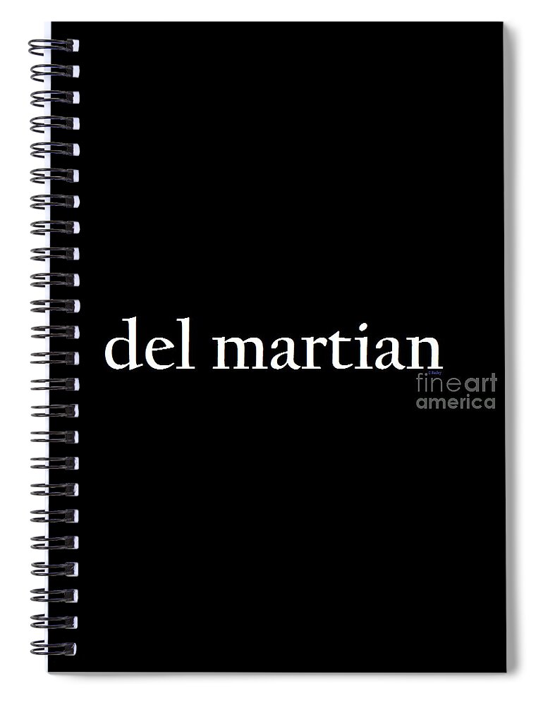 Del Mar Spiral Notebook featuring the digital art The Village by Denise Railey