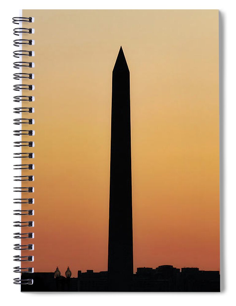 Washington Monument Spiral Notebook featuring the photograph The Washington Monument by Jackson Pearson