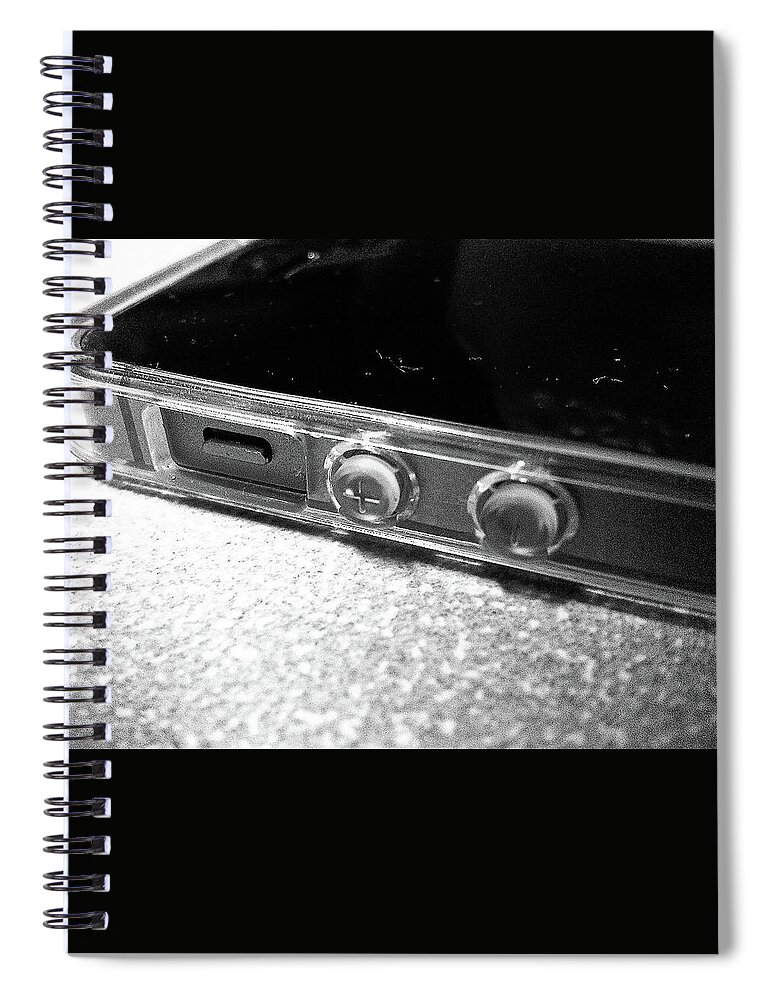 Iphone Spiral Notebook featuring the photograph The Work Phone by Robert Knight