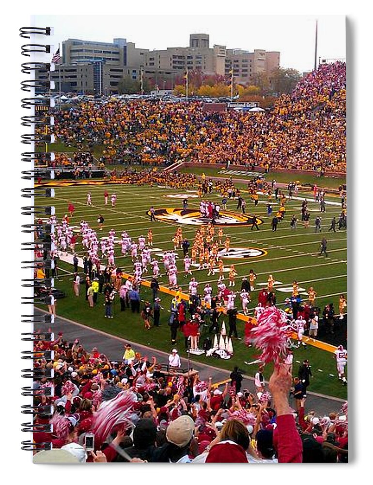 Gameday Spiral Notebook featuring the photograph The Zoo by Kenny Glover
