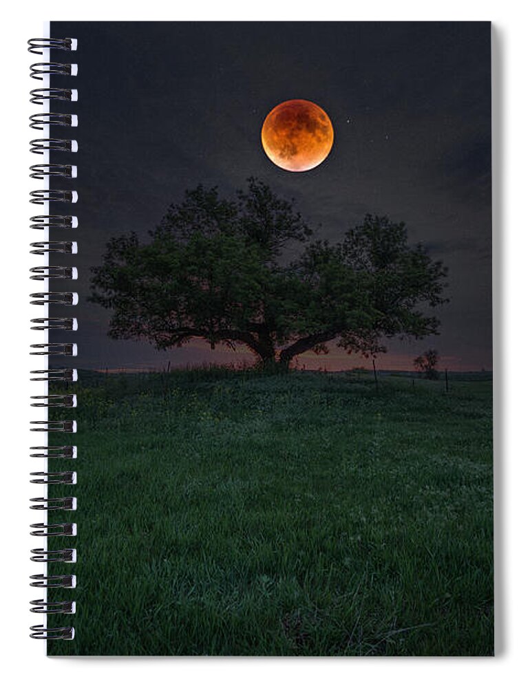 #2015 Spiral Notebook featuring the photograph There Will Be Blood by Aaron J Groen