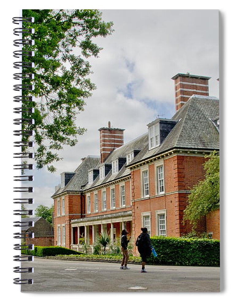 London Spiral Notebook featuring the photograph This is London. Old Police House in Hyde Park. by Elena Perelman