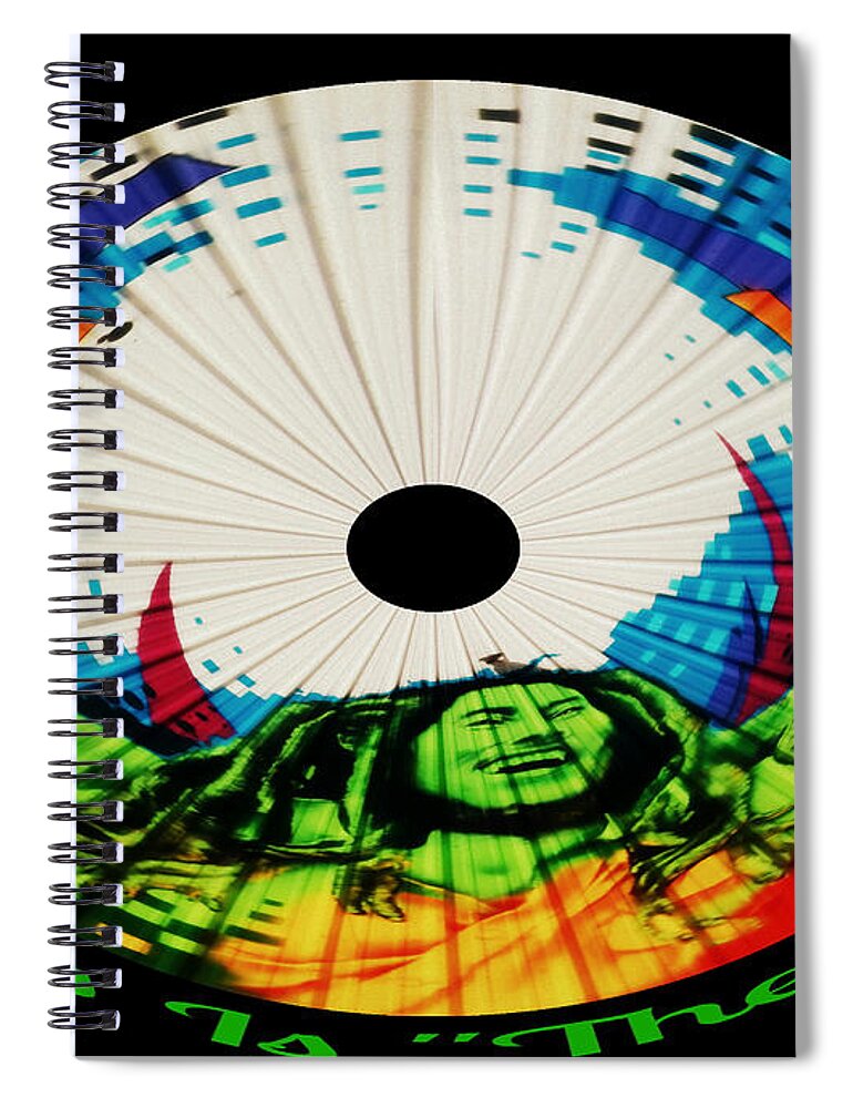  Spiral Notebook featuring the photograph This is the Spot 4 by Kelly Awad