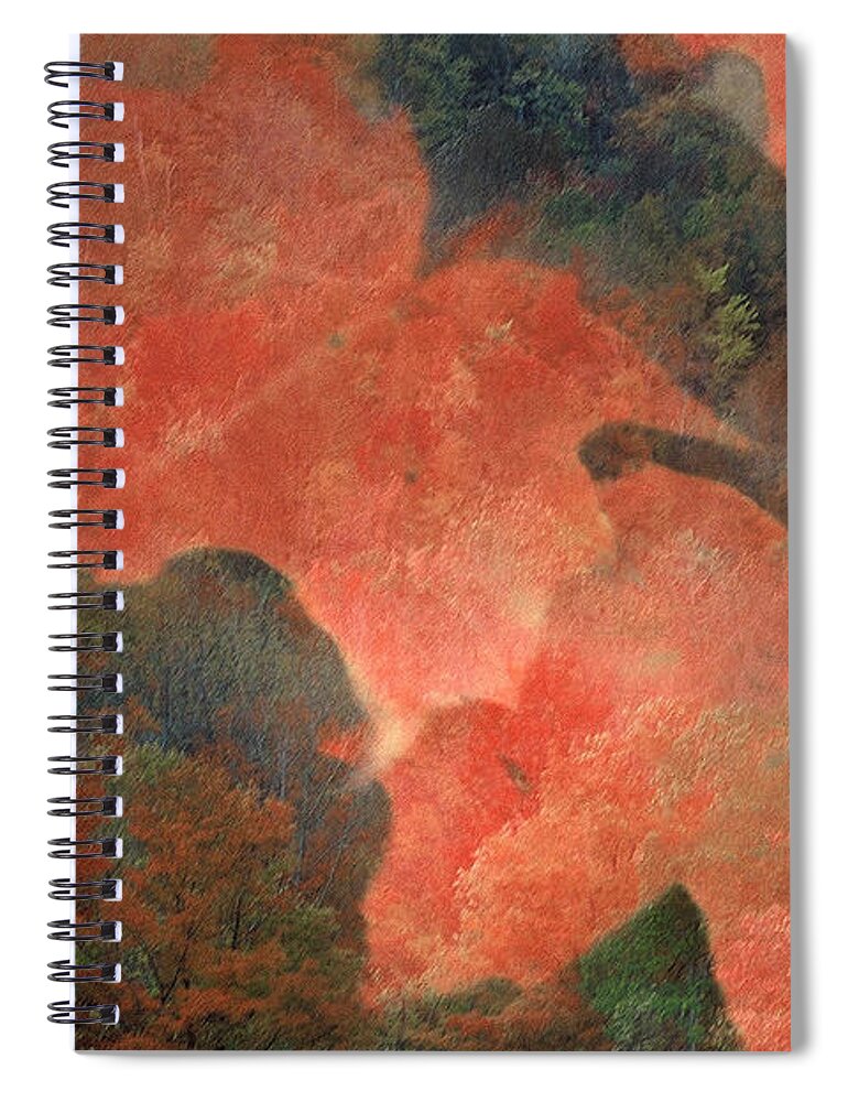 Fall Leaves Spiral Notebook featuring the photograph Thornbury by DArcy Evans