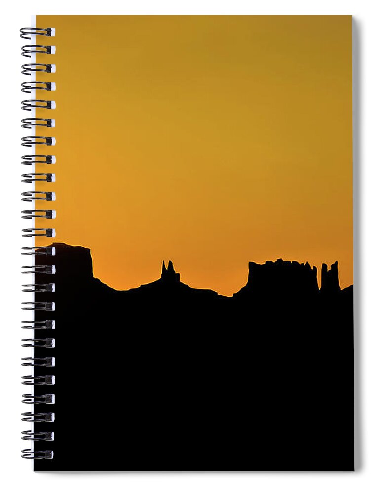 American Spiral Notebook featuring the photograph Three sisters backlight by Benny Marty