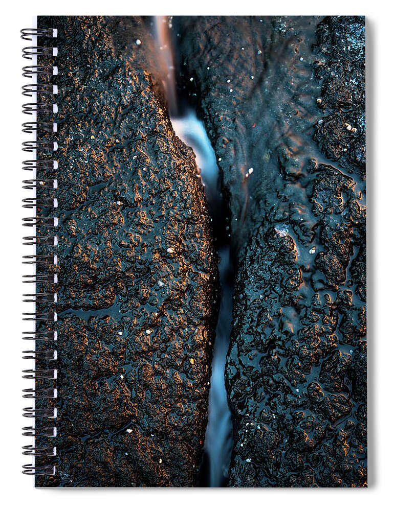 Hawaii Spiral Notebook featuring the photograph Through The Crack by Christopher Johnson
