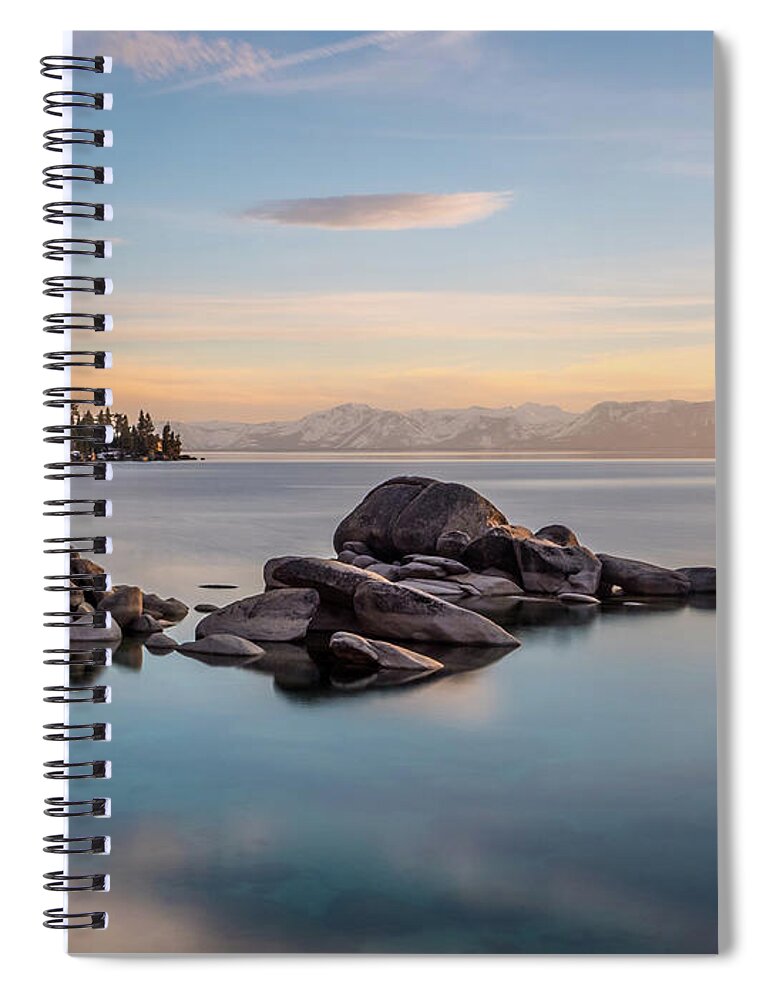 Lake Spiral Notebook featuring the photograph Thunderbird View by Martin Gollery
