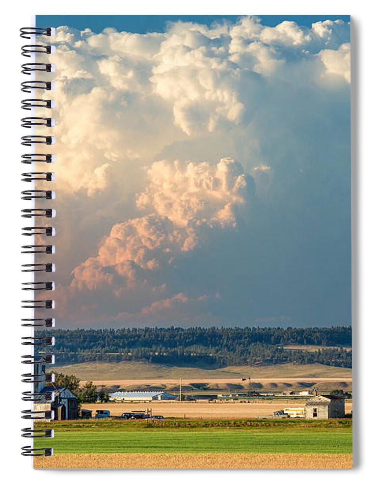 Thunderhead Spiral Notebook featuring the photograph Thunderhead by Todd Klassy
