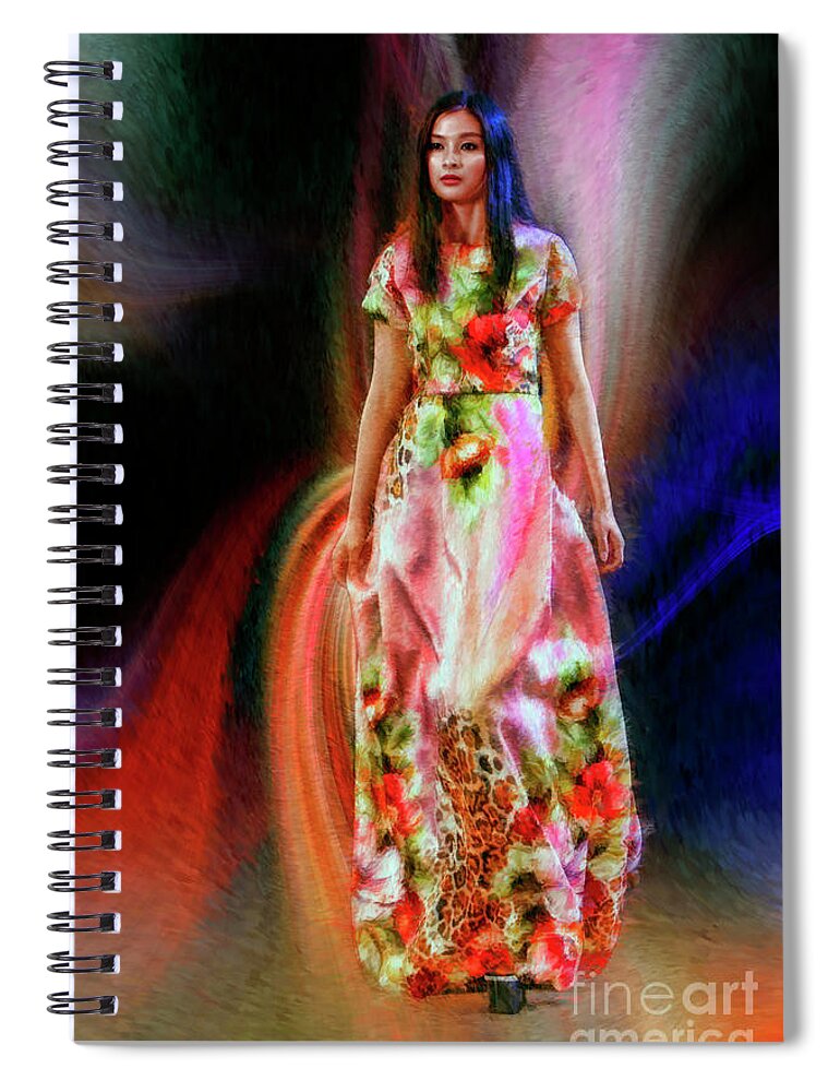  Spiral Notebook featuring the photograph Tiantian Zhao by Blake Richards