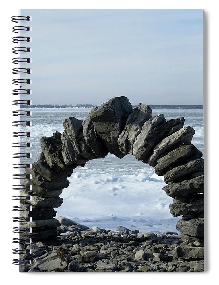 Tibbetts Point Spiral Notebook featuring the photograph Tibbetts Point Arch by Dennis McCarthy