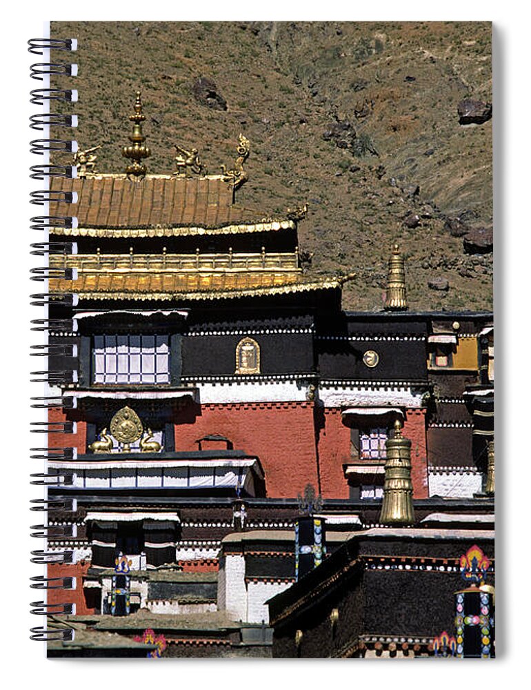 Travel Spiral Notebook featuring the photograph Tibet_110-6 by Craig Lovell