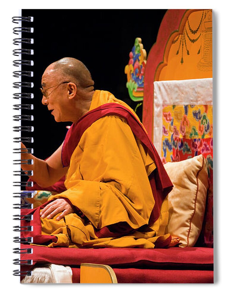 Craig Lleader Spiral Notebook featuring the photograph Tibetan_d149 by Craig Lovell