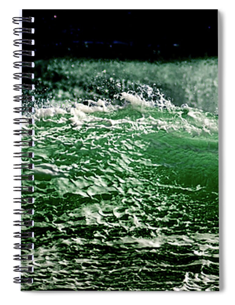Sea Spiral Notebook featuring the photograph Tide by Stelios Kleanthous