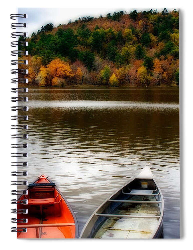 Autumn Spiral Notebook featuring the photograph Till Next Season by Lana Trussell
