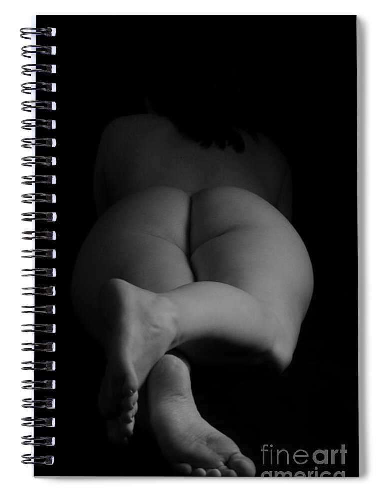 Artistic Photographs Spiral Notebook featuring the photograph Time for Bed by Robert WK Clark