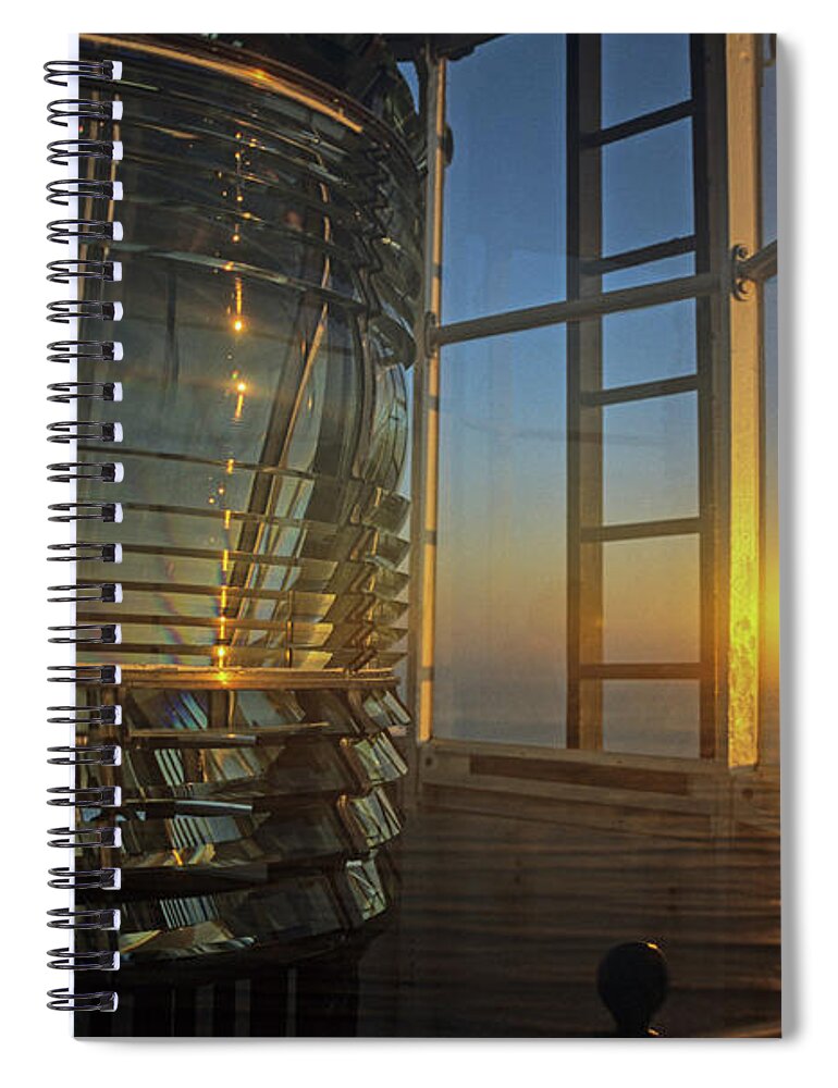 Light House Spiral Notebook featuring the photograph Time to go to work by David Shuler