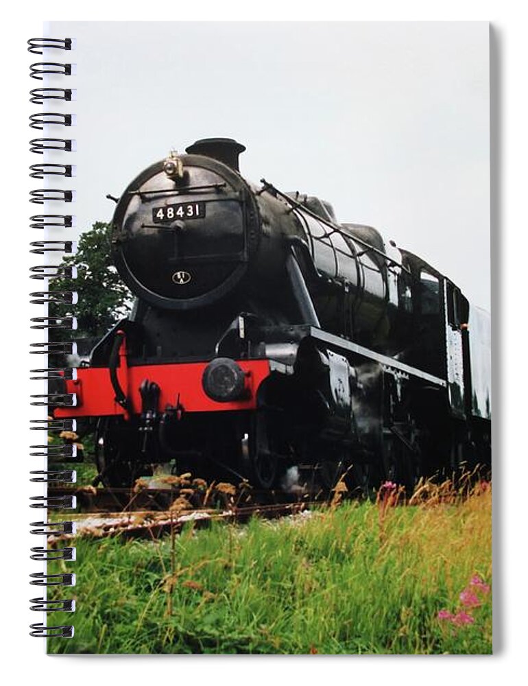 Steam Spiral Notebook featuring the photograph Time Travel by Steam by Martin Howard