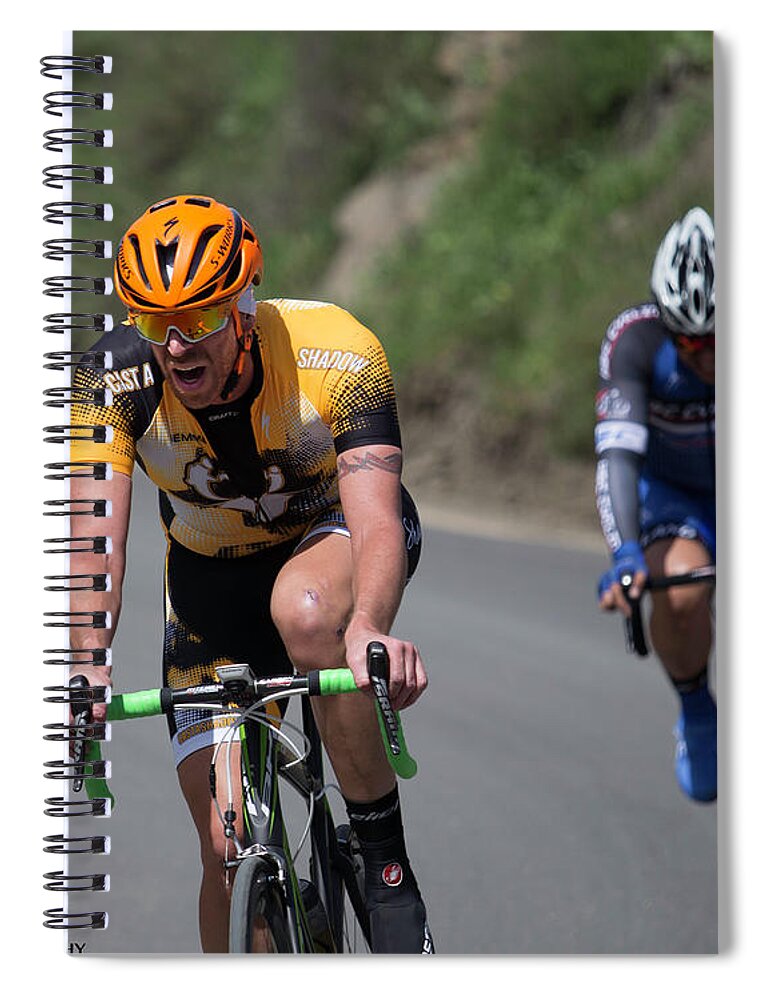 Tour Of Murrieta Spiral Notebook featuring the photograph Time Trial 15 by Dusty Wynne