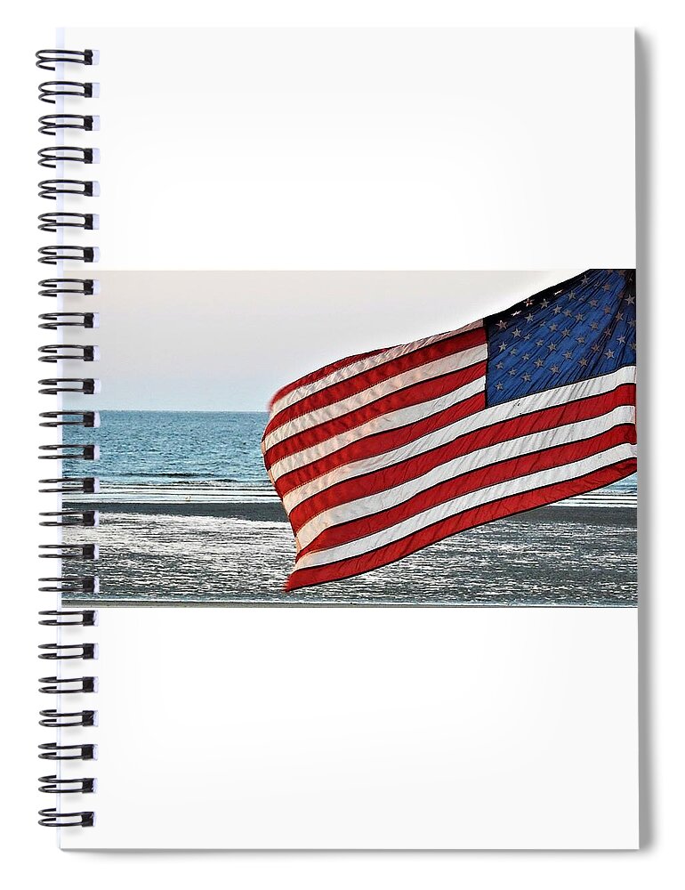United States Of America Spiral Notebook featuring the photograph To Shining Sea by Jan Gelders