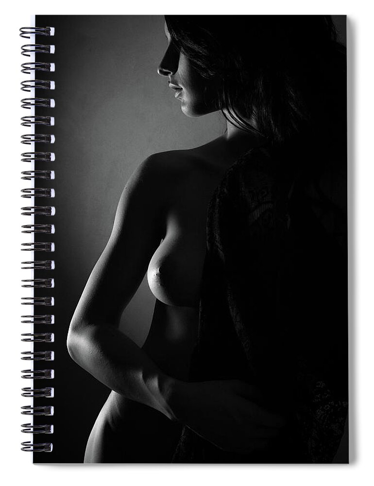 Blue Muse Fine Art Spiral Notebook featuring the photograph To Sleep Perchance To Dream by Blue Muse Fine Art