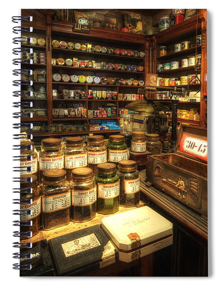 Art Spiral Notebook featuring the photograph Tobacco Jars by Yhun Suarez