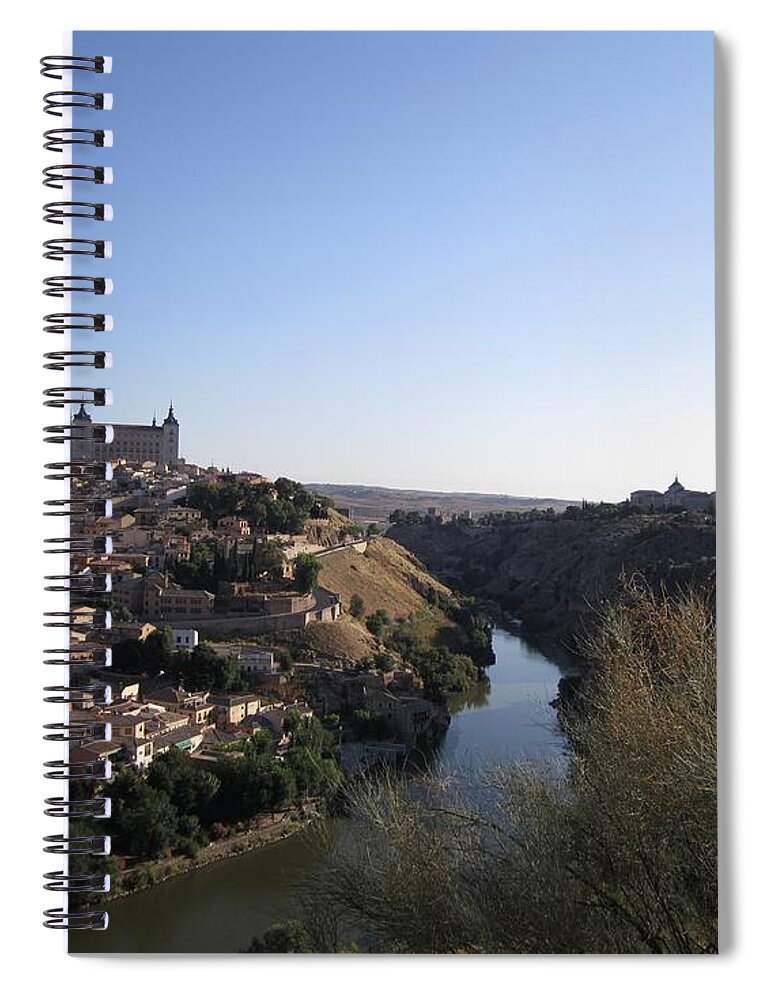 Toledo Spiral Notebook featuring the photograph Toledo Hillside by John Shiron