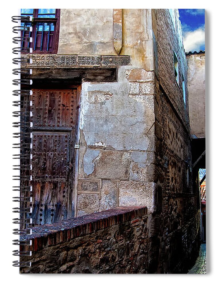 Toledo Passage Spiral Notebook featuring the photograph Toledo Passage by Harry Spitz