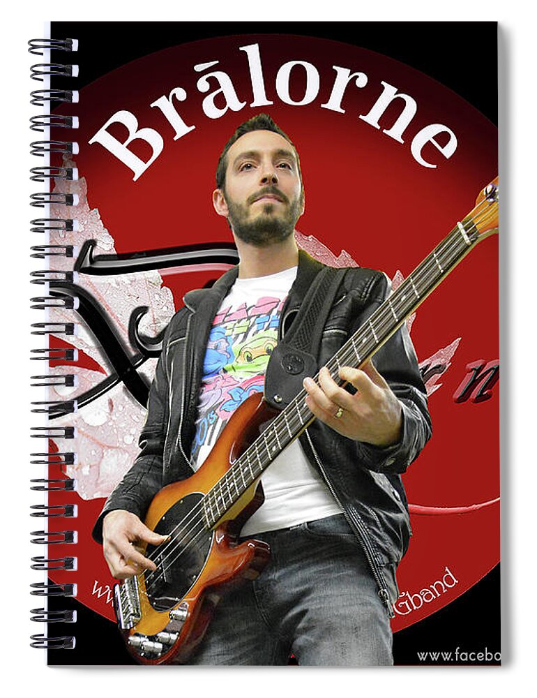  Spiral Notebook featuring the photograph Tom Habchi of Bralorne by Vivian Martin