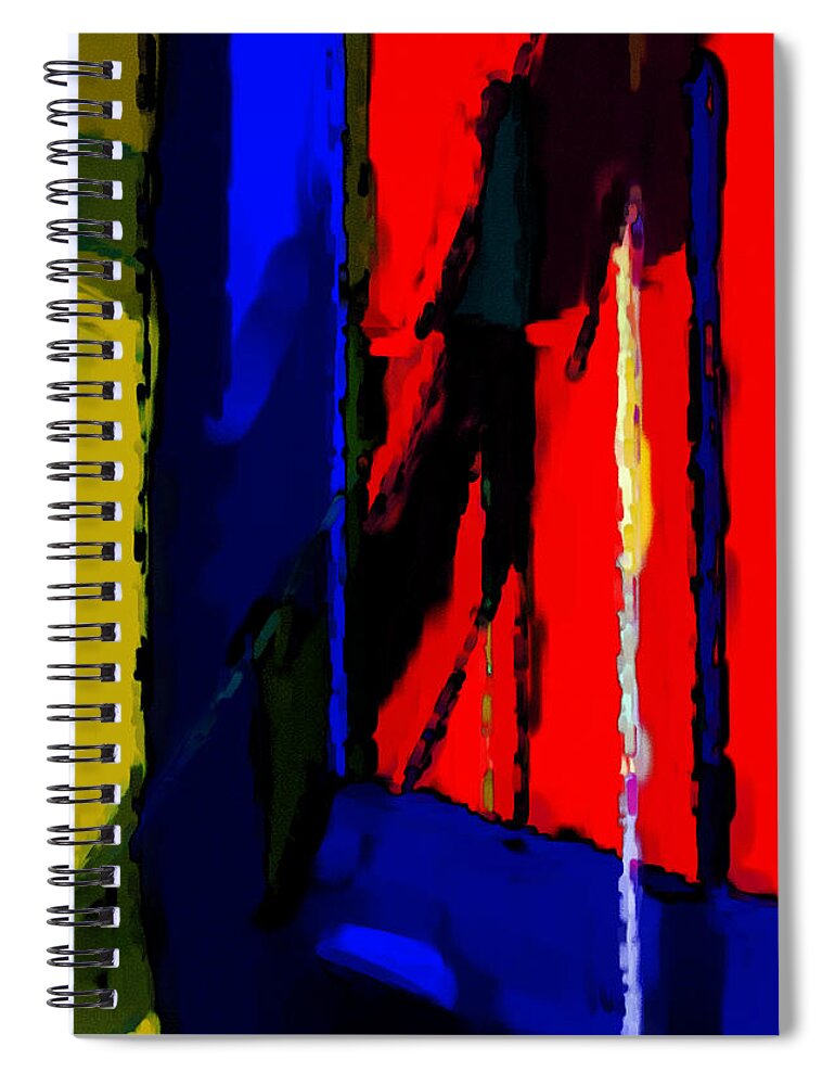 Torment Spiral Notebook featuring the digital art Torment by Richard Rizzo