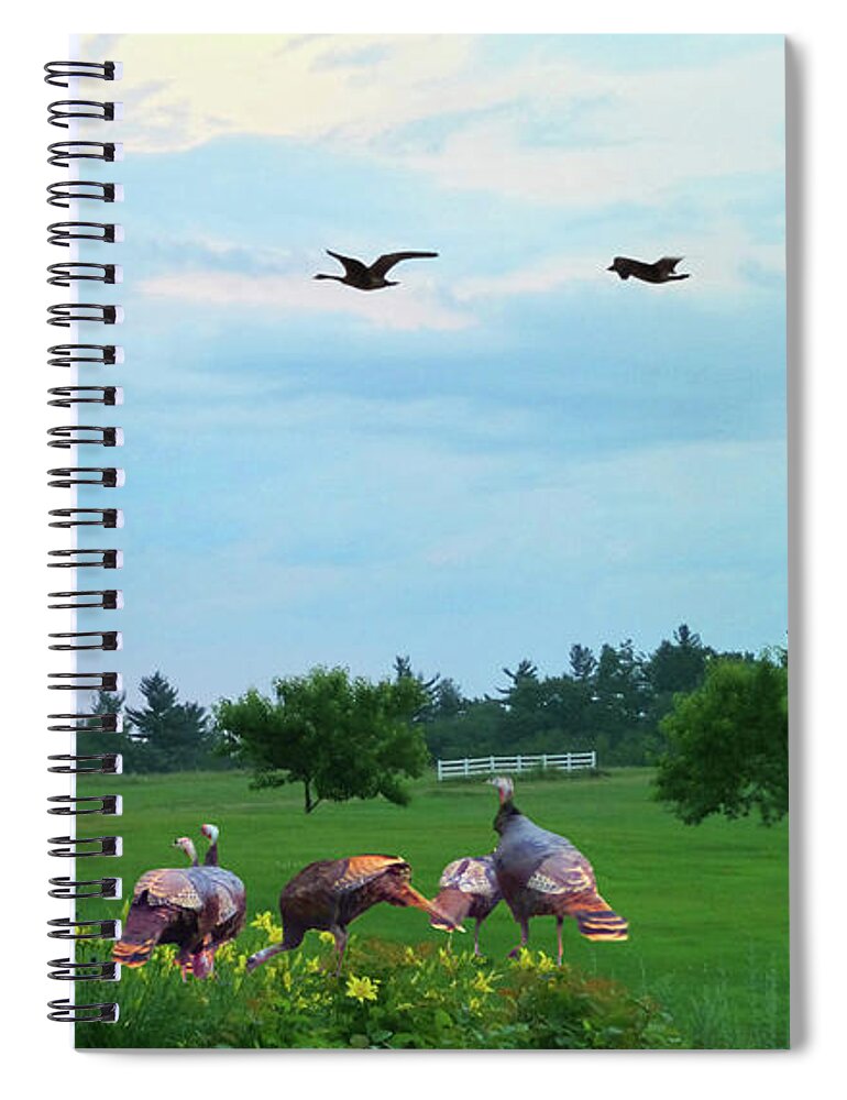 Scenic New England Spiral Notebook featuring the photograph Touring New England by Mike Breau