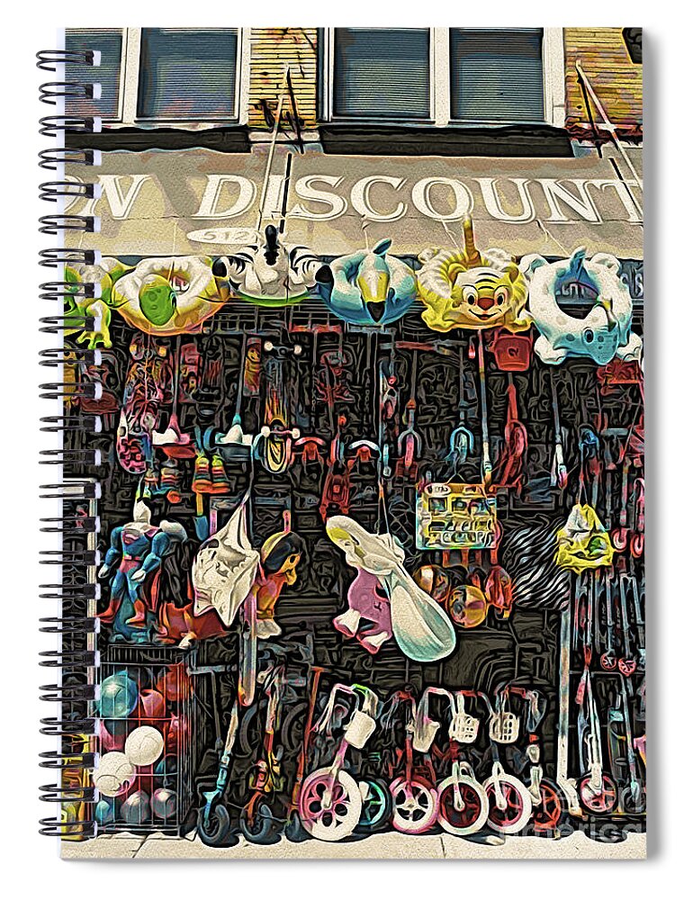 Toys Spiral Notebook featuring the photograph Toys Galore by Onedayoneimage Photography