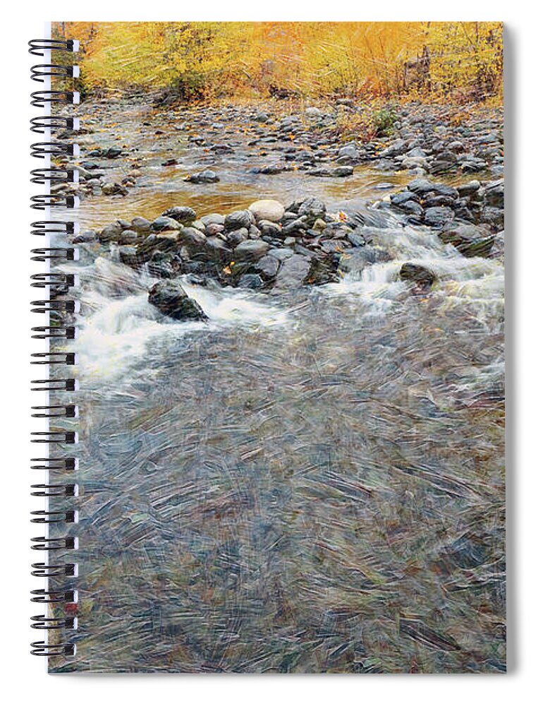River Spiral Notebook featuring the photograph Tranquille Creek # 2 by Ed Hall