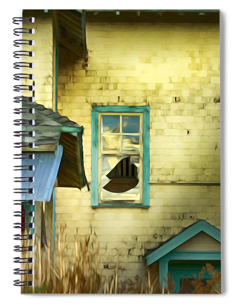 Theresa Tahara Spiral Notebook featuring the photograph Tranquille Sanatorium by Theresa Tahara