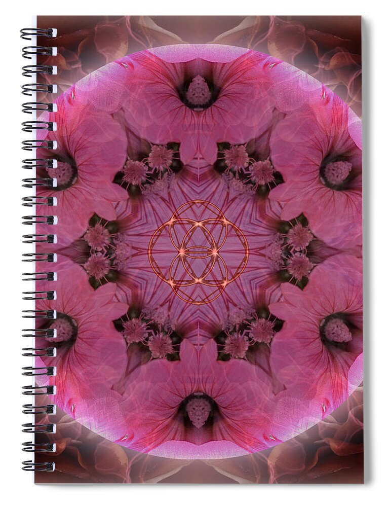 Mandala Spiral Notebook featuring the photograph Treasure Your TaTas by Alicia Kent