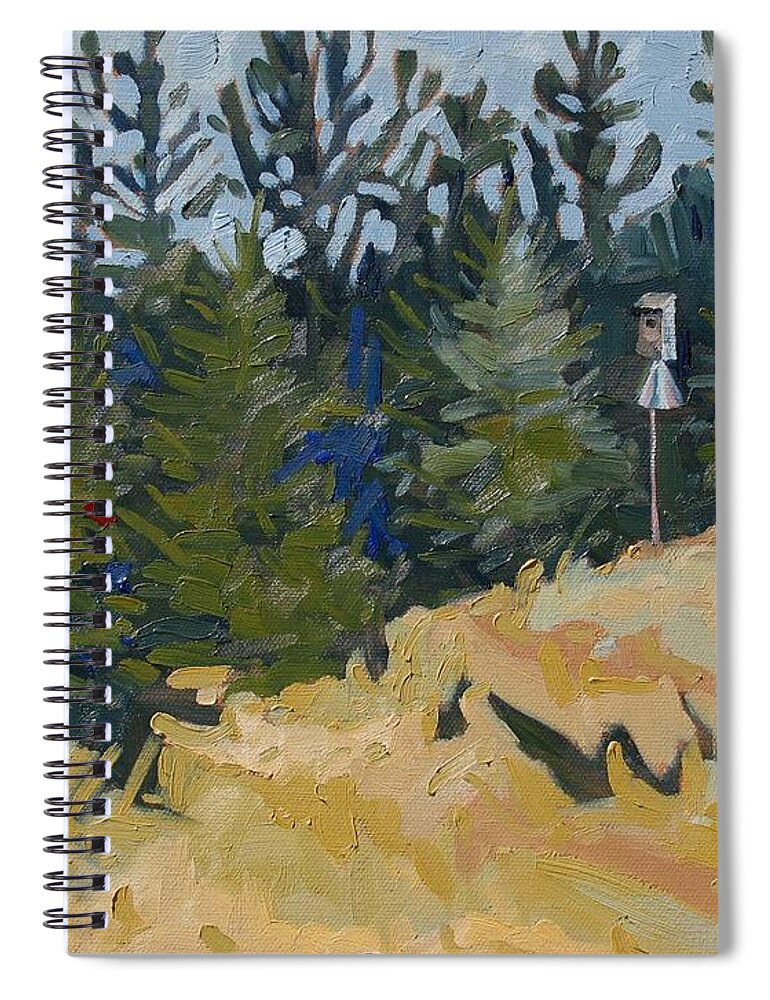 859 Spiral Notebook featuring the painting Trees Grow by Phil Chadwick