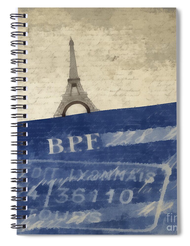 Pillow Spiral Notebook featuring the photograph Trip to Paris Square Pillow Size by Edward Fielding