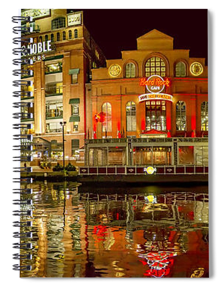2d Spiral Notebook featuring the photograph Tripping The LIghts - Pano by Brian Wallace
