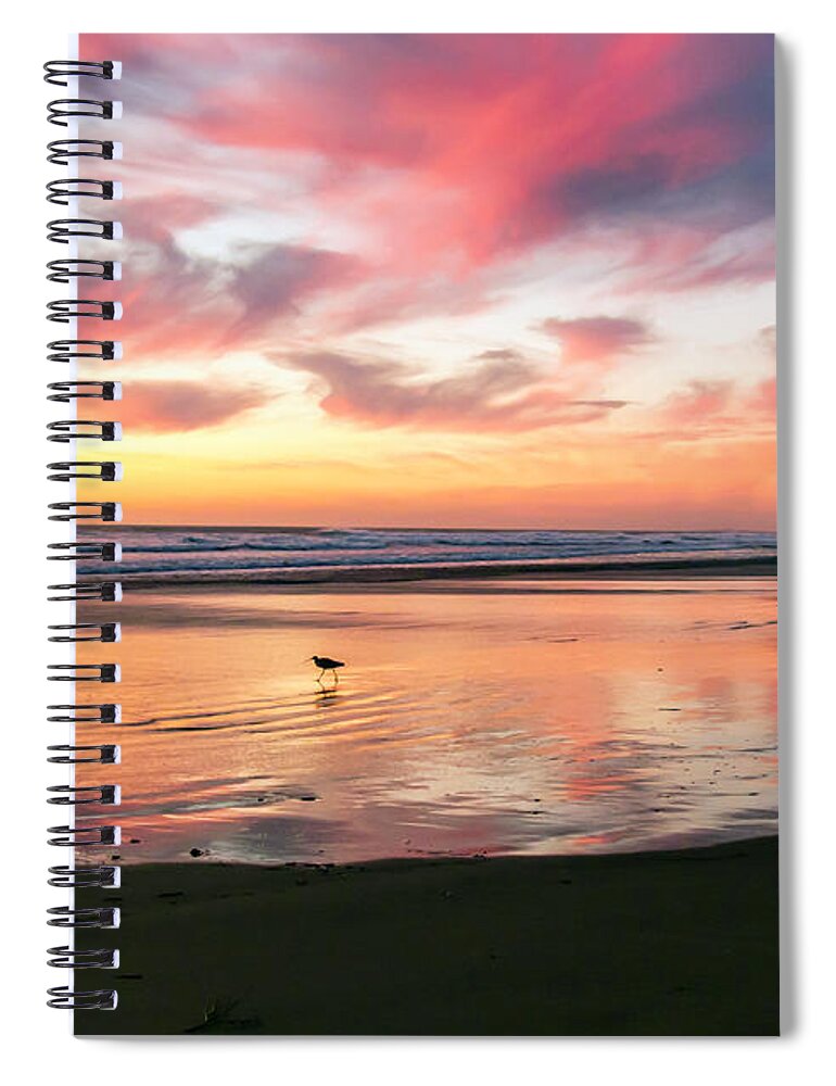 Seascape Sunrises Spiral Notebook featuring the photograph Tropical Sunrise Morning Bliss Seascape C8 by Ricardos Creations