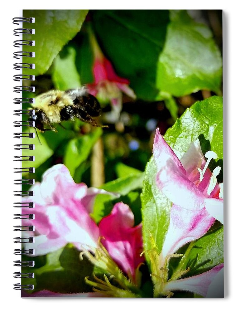 Uther Spiral Notebook featuring the photograph Tuff Commute by Uther Pendraggin